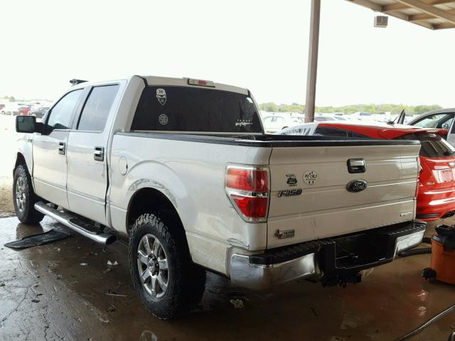 1FTFW1CFXEKE30791 - 2014 FORD F150 SUPER WHITE photo 3