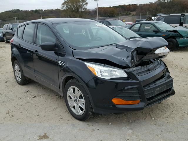 1FMCU0F71EUA13597 - 2014 FORD ESCAPE S BLACK photo 1