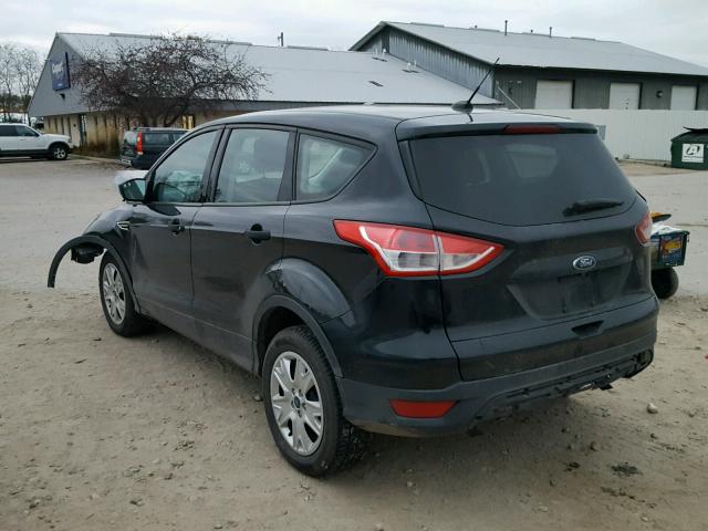 1FMCU0F71EUA13597 - 2014 FORD ESCAPE S BLACK photo 3