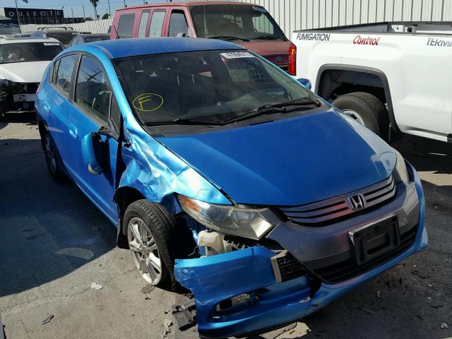 JHMZE2H76AS003382 - 2010 HONDA INSIGHT EX BLUE photo 1