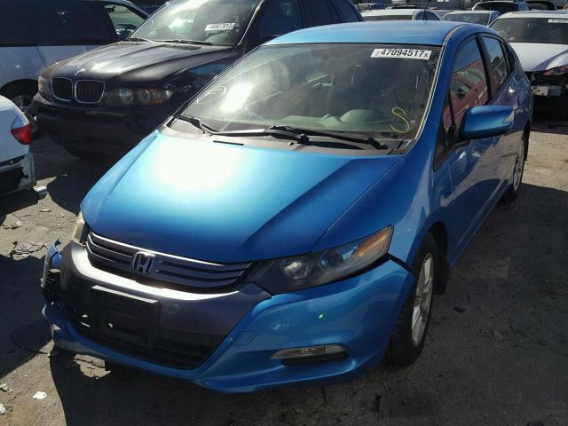 JHMZE2H76AS003382 - 2010 HONDA INSIGHT EX BLUE photo 2