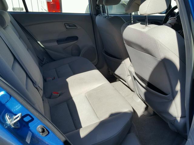 JHMZE2H76AS003382 - 2010 HONDA INSIGHT EX BLUE photo 6
