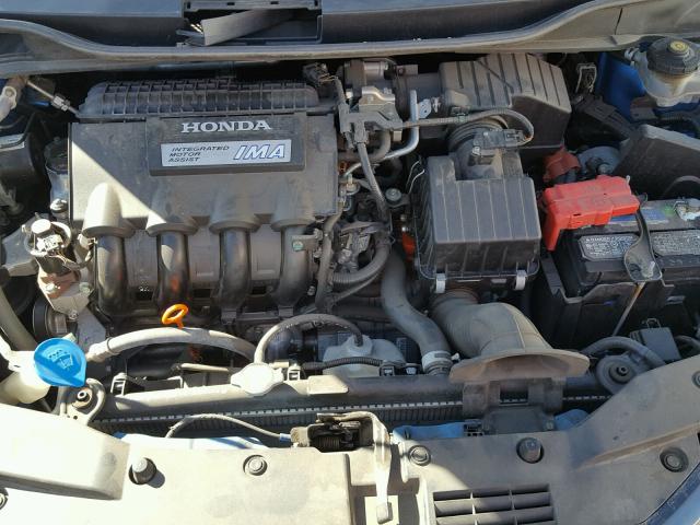 JHMZE2H76AS003382 - 2010 HONDA INSIGHT EX BLUE photo 7