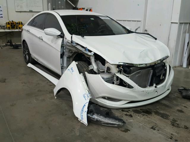 5NPEC4AB0CH419753 - 2012 HYUNDAI SONATA SE WHITE photo 1