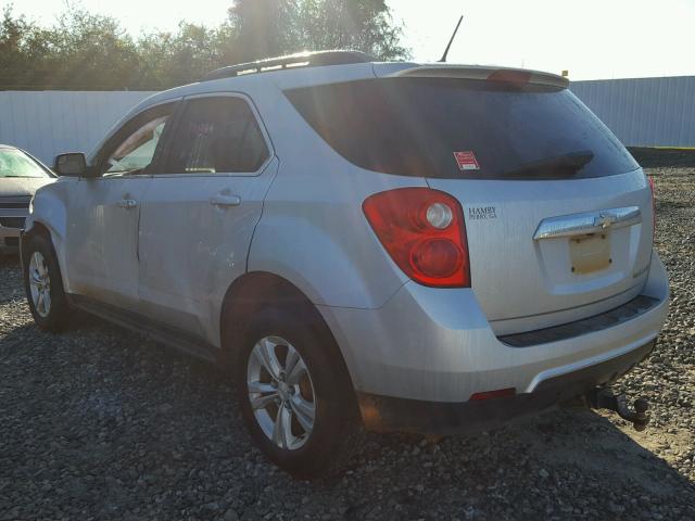 2GNALPEK0D1138072 - 2013 CHEVROLET EQUINOX LT SILVER photo 3