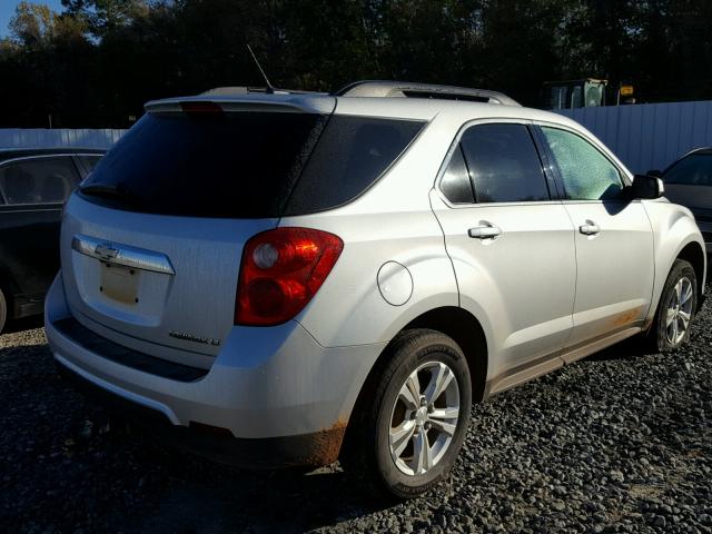 2GNALPEK0D1138072 - 2013 CHEVROLET EQUINOX LT SILVER photo 4