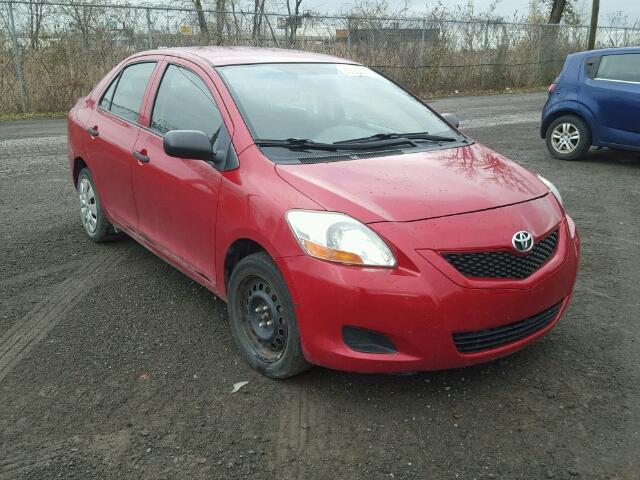 JTDBT9K37A1370627 - 2010 TOYOTA YARIS RED photo 1