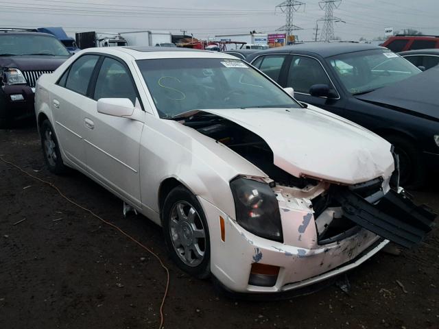 1G6DM577140100641 - 2004 CADILLAC CTS WHITE photo 1