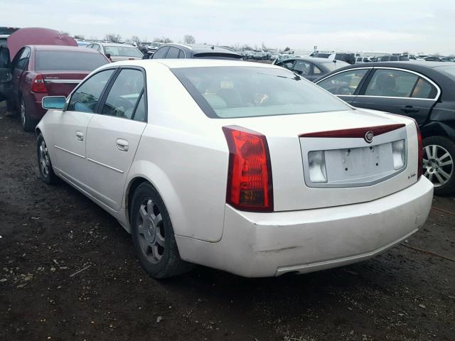 1G6DM577140100641 - 2004 CADILLAC CTS WHITE photo 3