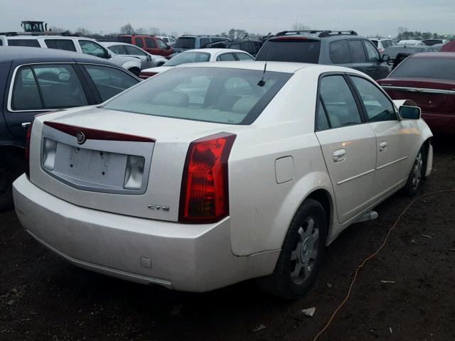 1G6DM577140100641 - 2004 CADILLAC CTS WHITE photo 4