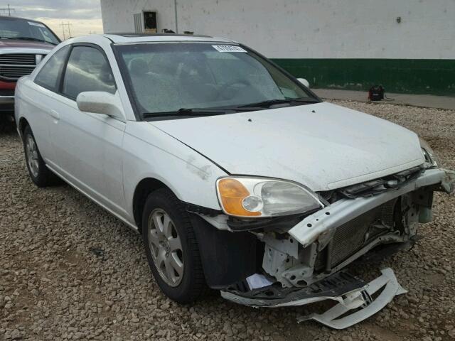 1HGEM21953L020834 - 2003 HONDA CIVIC EX WHITE photo 1