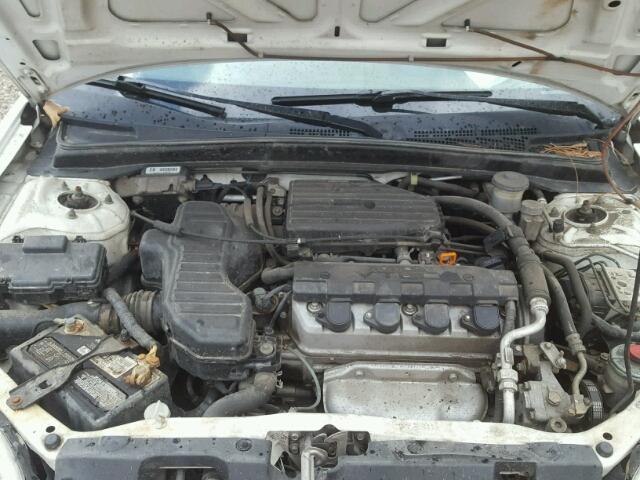 1HGEM21953L020834 - 2003 HONDA CIVIC EX WHITE photo 7