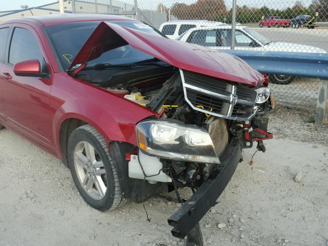 1B3CC5FB0AN222392 - 2010 DODGE AVENGER R/ RED photo 9