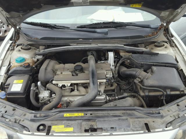 YV1RH58D322109753 - 2002 VOLVO S60 2.5T SILVER photo 7