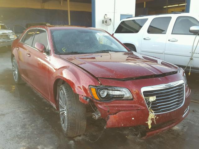 2C3CCABG3CH213758 - 2012 CHRYSLER 300 V6 MAROON photo 1