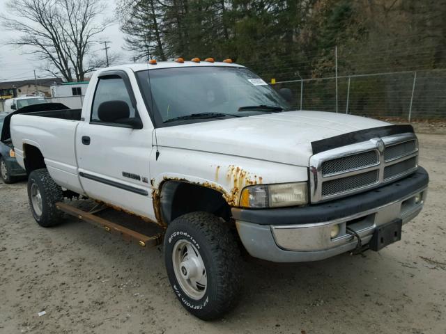 3B7KF26Z11M500210 - 2001 DODGE RAM 2500 WHITE photo 1