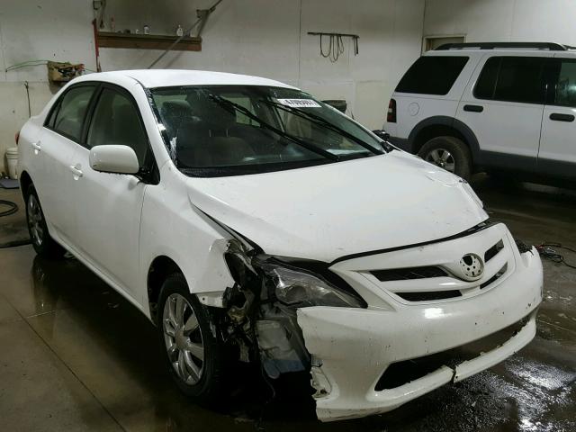 JTDBU4EEXBJ101360 - 2011 TOYOTA COROLLA BA WHITE photo 1