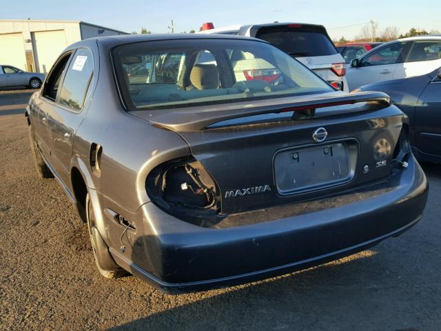 JN1DA31D32T444253 - 2002 NISSAN MAXIMA GLE GRAY photo 3