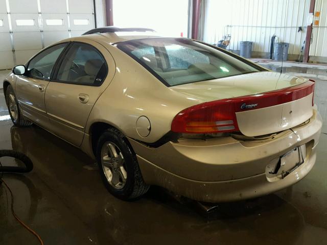 2B3HD56J4WH132916 - 1998 DODGE INTREPID E GOLD photo 3