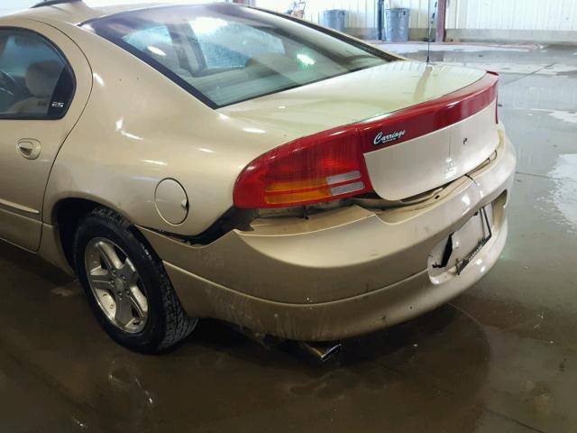 2B3HD56J4WH132916 - 1998 DODGE INTREPID E GOLD photo 9