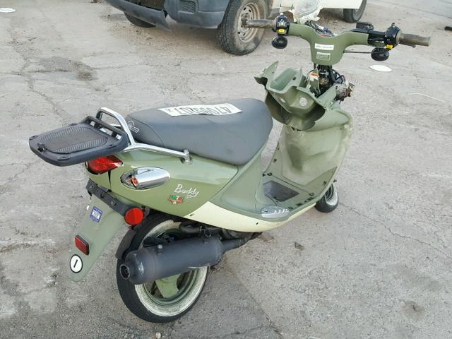 RFVPAP5A7C1009613 - 2012 GENUINE SCOOTER CO. BUDDY 50 GREEN photo 4