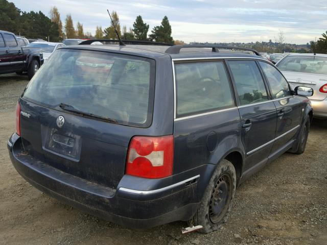 WVWND63B44E117552 - 2004 VOLKSWAGEN PASSAT GL CHARCOAL photo 4