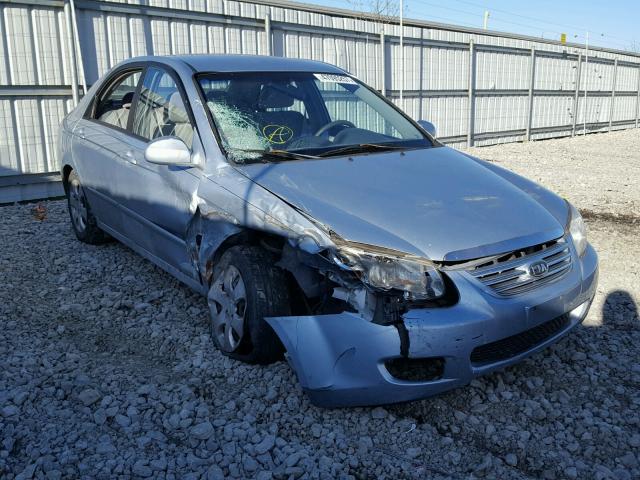 KNAFE121475403447 - 2007 KIA SPECTRA EX BLUE photo 1