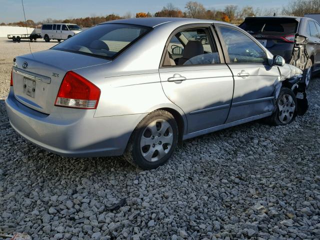 KNAFE121475403447 - 2007 KIA SPECTRA EX BLUE photo 4