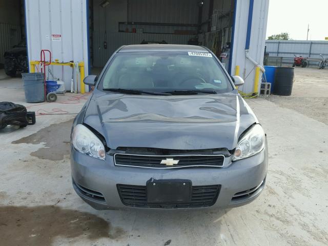 2G1WT58K189113745 - 2008 CHEVROLET IMPALA LT GRAY photo 9