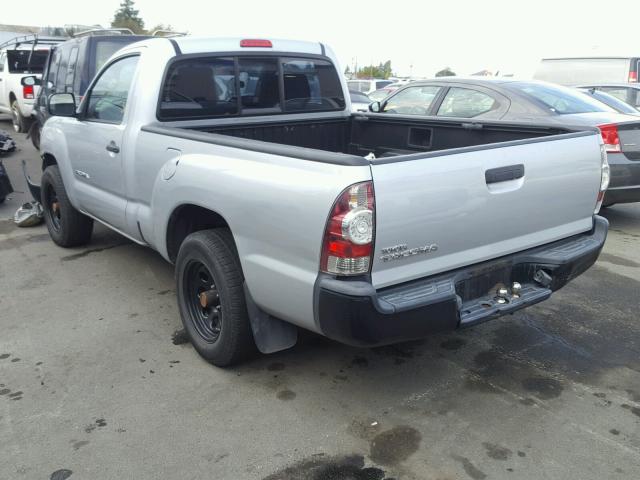 5TENX22NX9Z630675 - 2009 TOYOTA TACOMA SILVER photo 3