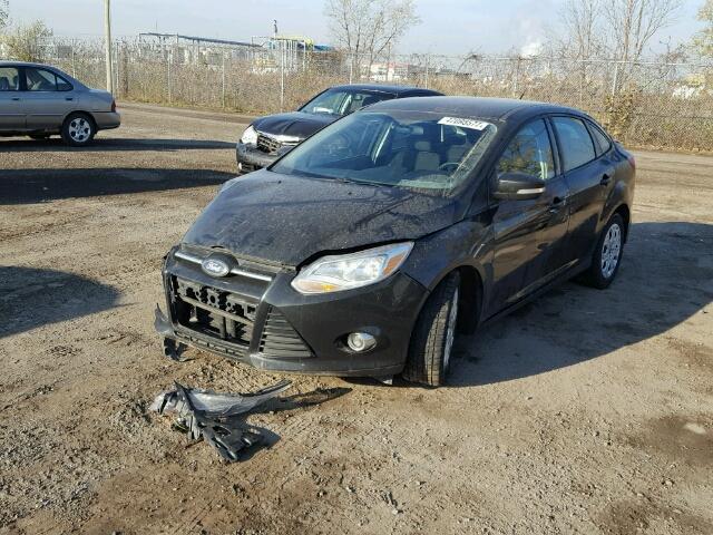 1FADP3F20DL346101 - 2013 FORD FOCUS SE BLACK photo 2