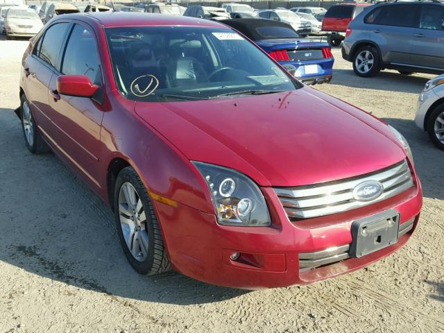 3FAHP07Z67R267906 - 2007 FORD FUSION SE BURGUNDY photo 1