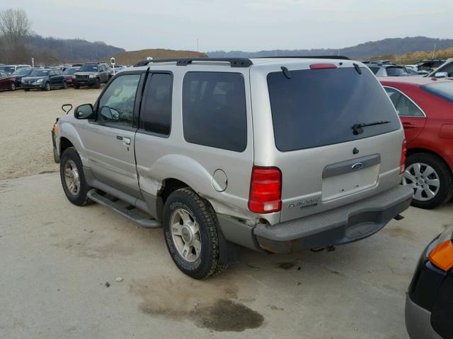 1FMZU70E33UB72855 - 2003 FORD EXPLORER S SILVER photo 3