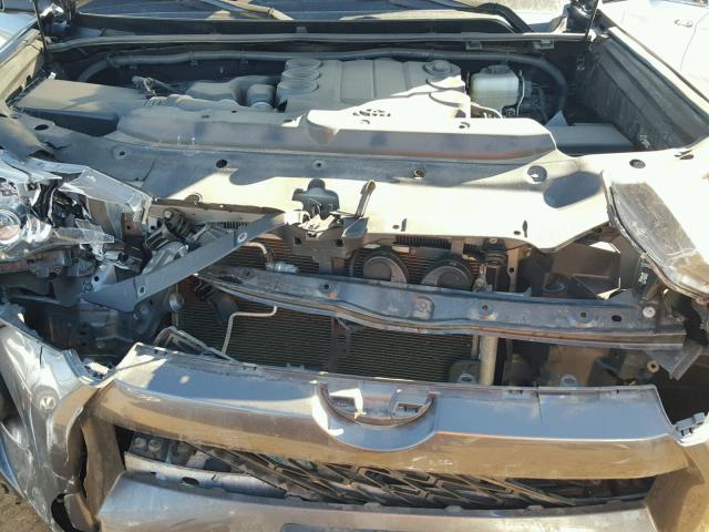 JTEBU5JR9F5266485 - 2015 TOYOTA 4RUNNER SR GRAY photo 7