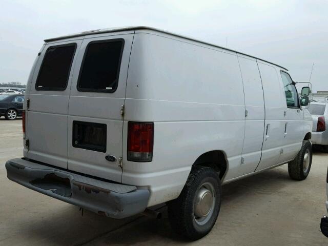 1FTNE24261HA61774 - 2001 FORD ECONOLINE WHITE photo 4