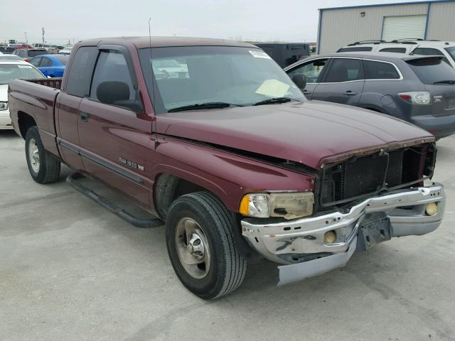 1B7HC13Y2YJ170478 - 2000 DODGE RAM 1500 BURGUNDY photo 1