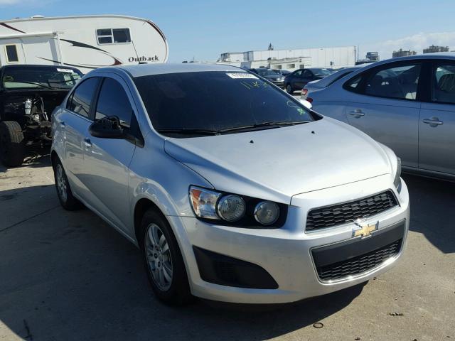 1G1JC5SH4F4125878 - 2015 CHEVROLET SONIC LT SILVER photo 1