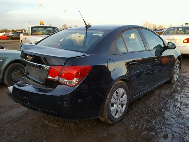 1G1PA5SH0D7177049 - 2013 CHEVROLET CRUZE LS BLACK photo 4