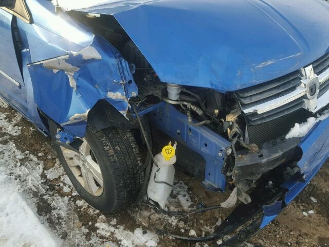 2D8HN44P18R749847 - 2008 DODGE GRAND CARA BLUE photo 9