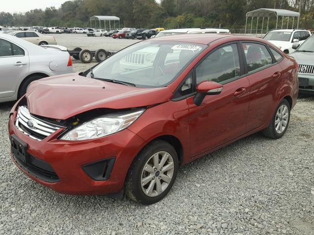 3FADP4BJ7DM183335 - 2013 FORD FIESTA SE RED photo 2