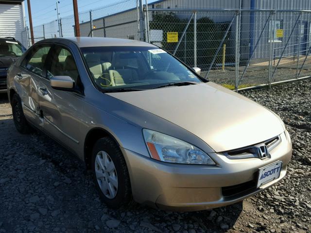 1HGCM56393A144985 - 2003 HONDA ACCORD LX TAN photo 1