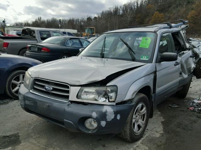 JF1SG63665H748984 - 2005 SUBARU FORESTER 2 SILVER photo 2