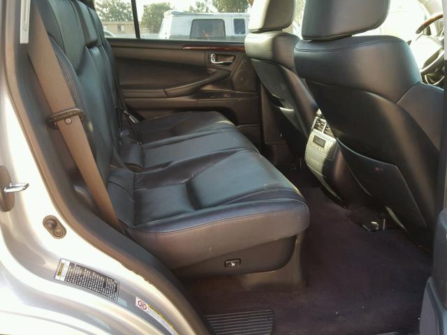 JTJHY7AX1B4081762 - 2011 LEXUS LX 570 SILVER photo 6