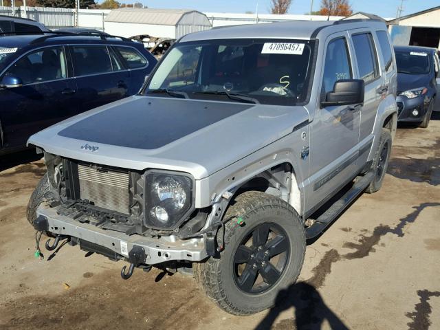 1C4PJMAK4CW124065 - 2012 JEEP LIBERTY SP SILVER photo 2