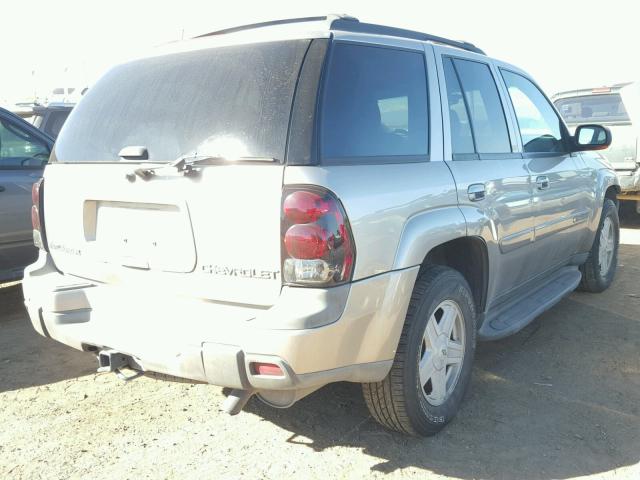 1GNDT13S232222566 - 2003 CHEVROLET TRAILBLAZE SILVER photo 4