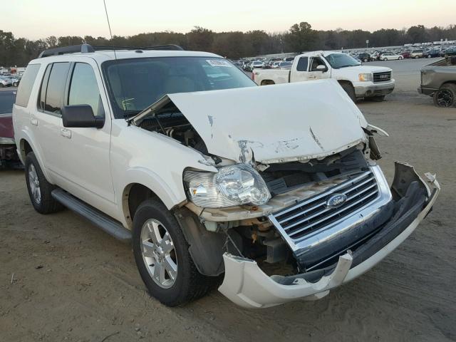 1FMEU6DE3AUA19716 - 2010 FORD EXPLORER X WHITE photo 1