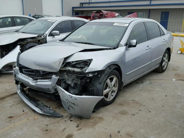 1HGCM56844A120350 - 2004 HONDA ACCORD EX SILVER photo 2