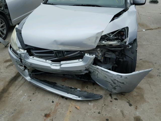 1HGCM56844A120350 - 2004 HONDA ACCORD EX SILVER photo 9