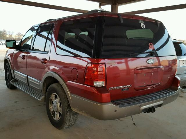 1FMPU17L14LA57199 - 2004 FORD EXPEDITION BURGUNDY photo 3