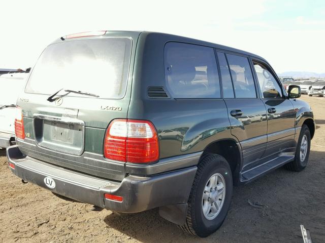 JT6HT00W3X0038564 - 1999 LEXUS LX GREEN photo 4